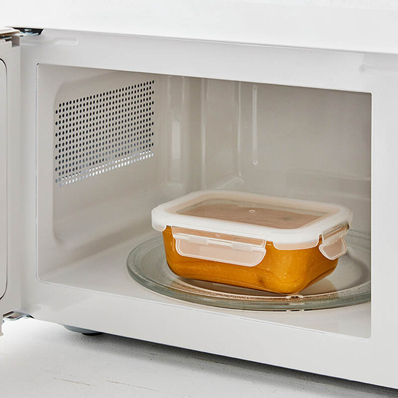 Blanc glass food container 6PCs - White - 320ml, 370ml, 520ml, 640ml, 800ml 1040ml - LLG1101, LLG1102, LLG1103, LLG1104, LLG1105, LLG1106 image number null